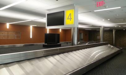 baggage claim sign