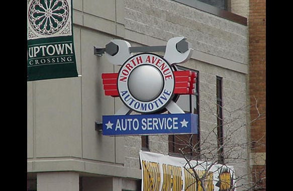 auto shop signage