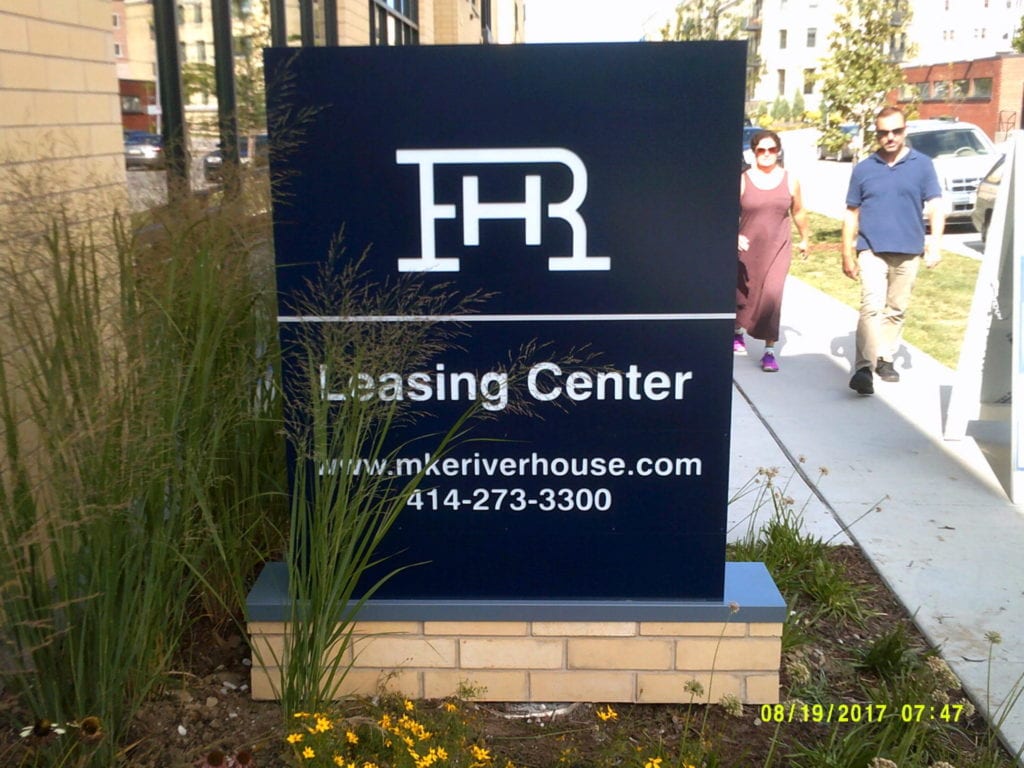 Sign Package Installed at New Apartment Complex Sign Effectz