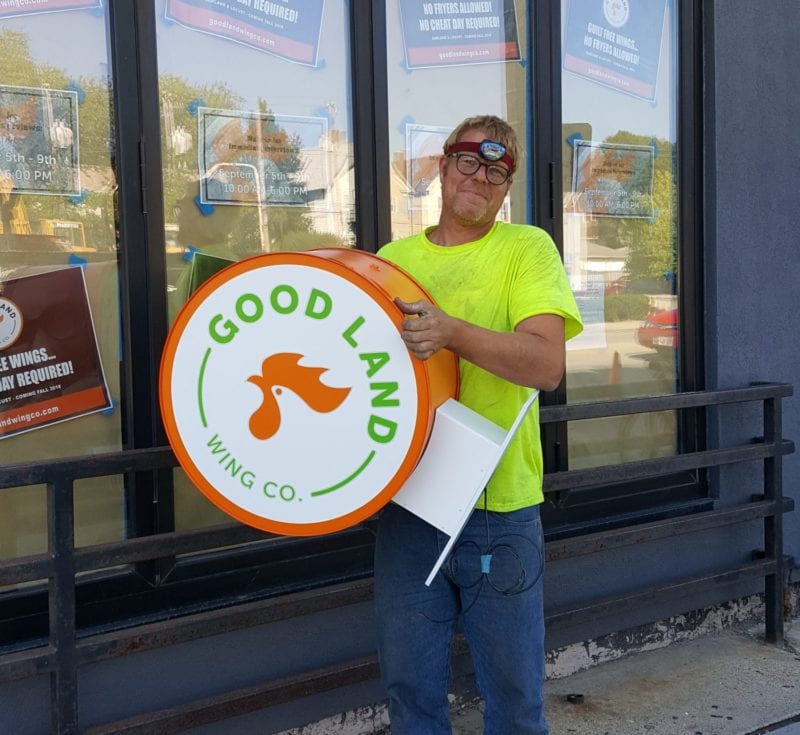 Sign Installer Does It All Sign Effectz