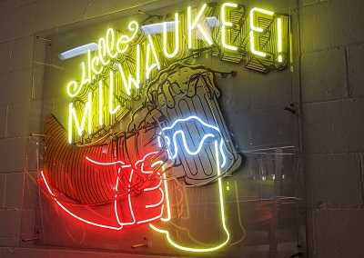 new interior neon sign in Milwaukee