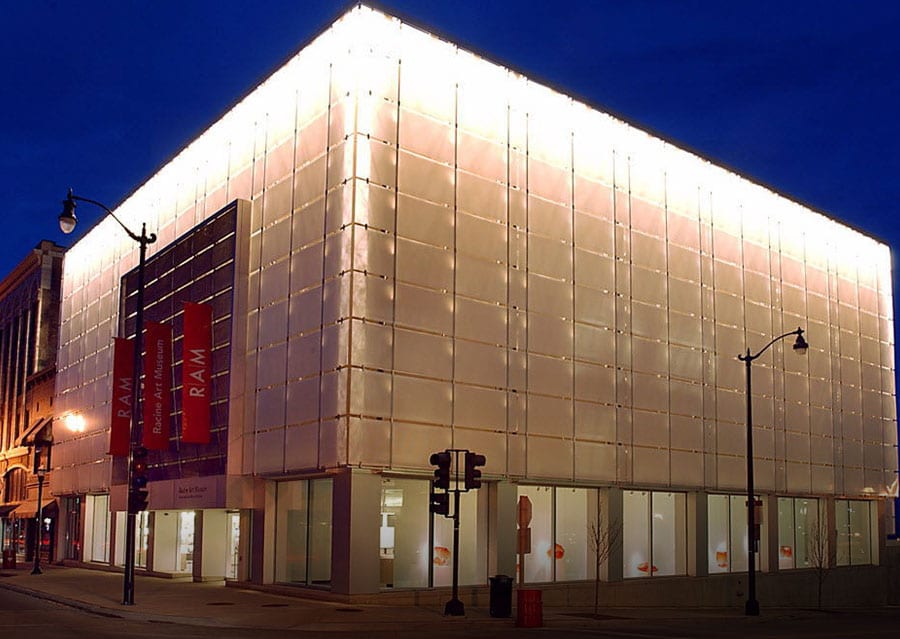 architectural elements such as building cladding in Racine, Wisconsin