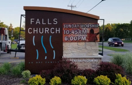 Falls Church Outdoor Monument Sign