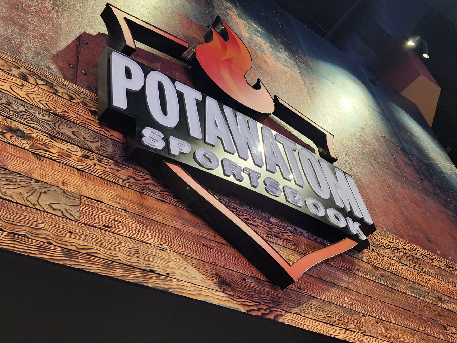 Potawatomi Sportsbook Signage