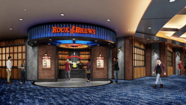 Rendering of the new restaurant Rock & Brews