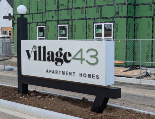 Custom Sign Package for Village 43 Apartments
