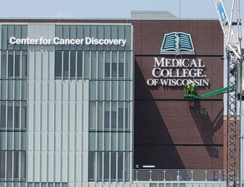 Exterior Signage for the Medical College of Wisconsin