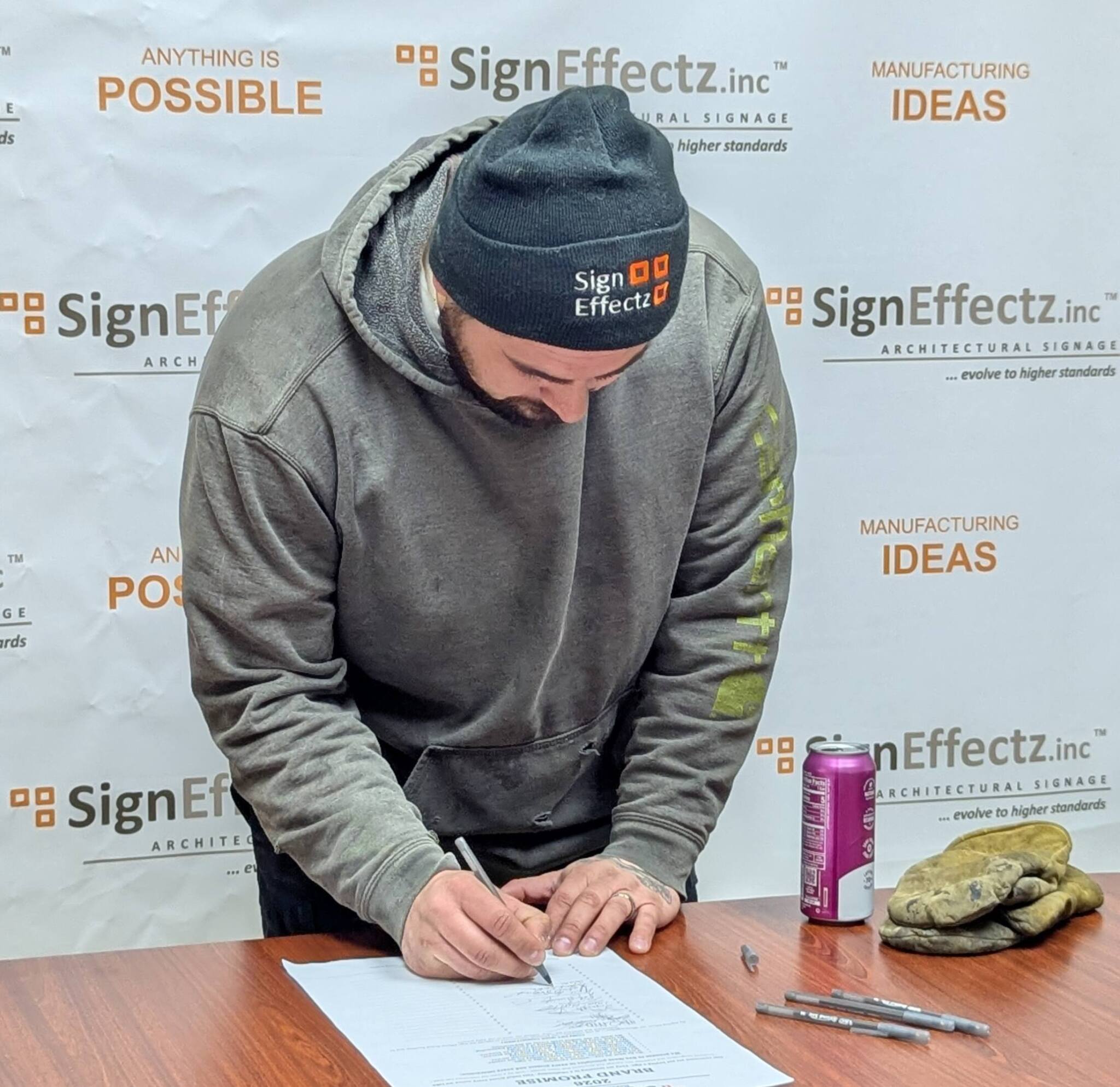 brand promise signing