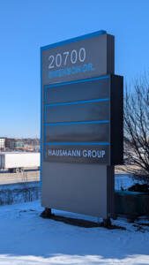 commercial pylon sign