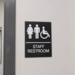 staff restroom signage in Wisconsin
